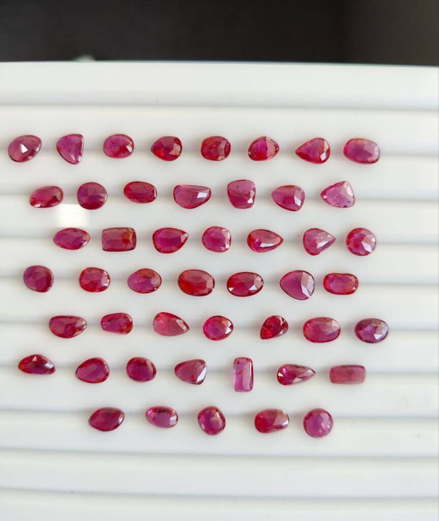 Mozambique RubyEthically Sourced Rubies Wholesale Ruby No Heat Ruby Pink Ruby Ruby Gemstones Red Gemstones