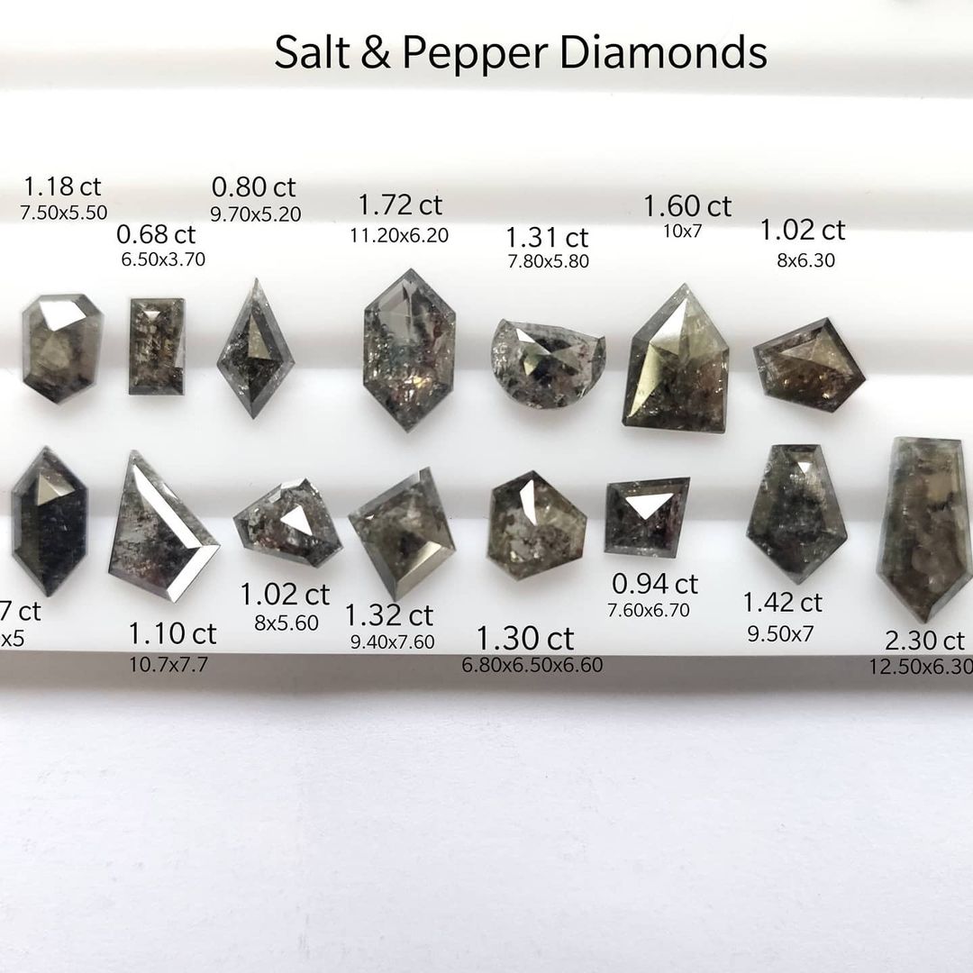 Salt & Pepper Diamonds - The Speckled Seasonings of the Gemstone World